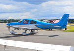 N245AS @ EGTF - Cirrus SR-22T at Fairoaks. - by moxy
