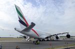 A6-EVS @ EDDB - Airbus A380-842 of Emirates at ILA 2022, Berlin - by Ingo Warnecke