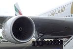 A6-EVS @ EDDB - Airbus A380-842 of Emirates at ILA 2022, Berlin