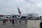 A6-EVS @ EDDB - Airbus A380-842 of Emirates at ILA 2022, Berlin