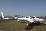 F-HKDB @ LFBG - Diamond DA42 NG Twin Star of Airbus Flight Academy Europe at BA709 Cognac - Châteaubernard Air Base, France, 21 may 2022 - by Van Propeller