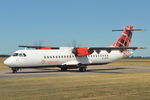 G-LMTA @ EGSH - Leaving Norwich for Aberdeen.