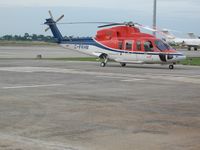 C-FRHM @ BSG - Flight from Bata EG airport to Okume C oil platform - by Ron Giffin