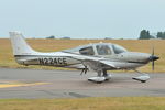 N224CE @ EGSH - Leaving Norwich. - by keithnewsome