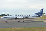OY-NPG @ EGSH - Arriving at Norwich from Aalborg, Denmark with later colour scheme.