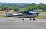 HB-CLU @ EGFH - Visiting Skylane RG. - by Roger Winser
