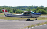 HB-CLU @ EGFH - Visiting Skylane RG. - by Roger Winser