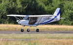 G-CLWY @ EGFH - Visiting Skyranger Swift 2 arriving. - by Roger Winser