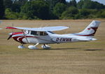 D-EWWK @ EGLM - Cessna T182T Turbo Skylane at White Waltham prior to returning to Guernsey. - by moxy