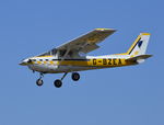 G-BZEA @ EGLK - Cessna A152 Aerobat banging round the circuit at Blackbushe. Ex N7606L.
