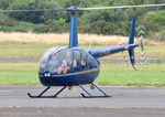 G-MCAZ @ EGFH - Visiting R44 Raven II. - by Roger Winser