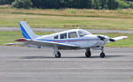 G-KIAN @ EGFH - Visiting Cherokee Arrow III. - by Roger Winser