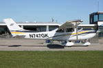 N747GK @ EHMZ - at ehmz - by Ronald