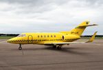 OY-JJC @ EHLE - Lelystad Airport after transport of a patient from Malaga - by Jan Bekker