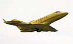 OY-JJC @ EHLE - Departure from Lelystad Airport after transport of a patient from Malaga - by Jan Bekker