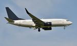 G-NEWG @ EGHH - Final approach to 08 - by John Coates