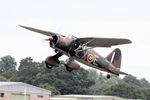 G-CCOM @ EGTD - Displaying at Wings And Wheels Dunsfold - by PhilR