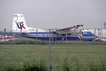 G-BBXI @ EGHH - Parked at Bournemouth. Note the damage to the starboard wing tip after a taxying collision. - by PhilR