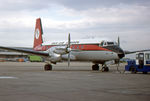 G-AXVG @ EGLL - Dan Air cargo charter loaded on the cargo ramp at LHR - by PhilR