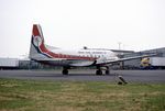 G-ARMW @ EGHH - Parked up at Hurn during a 1984 summer break operating the  Channel Islands schedule. - by PhilR
