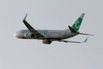 F-GZHP @ LFRB - Boeing 737-8K2, Climbing from rwy 25L, Brest-Bretagne Airport (LFRB-BES) - by Yves-Q