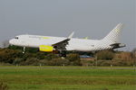 EC-MES @ LFRB - Airbus A320-232, Landing rwy 25L, Brest-Bretagne airport (LFRB-BES) - by Yves-Q