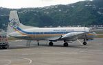 ZK-CWJ @ NZWN - Mount Cook HS748 awaiting passengers at Wellington. - by PhilR