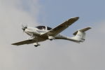 F-HSXB @ LFRB - Diamond DA-40D Diamond Star, Take off Rwy 25L, Brest-Bretagne Airport (LFRB-BES) - by Yves-Q