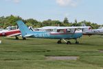 G-WACB @ EGTB - 1986 Reims Cessna F152 at Air Expo, Booker - by PhilR