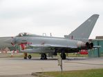 ZK353 @ EGXC - ZK353 2013 BAe Typhoon FGR4 being washed at RAF Coningsby 02.05.17(1) - by PhilR