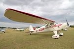 G-AGMI @ EGHP - G-AGMI 1941 Luscombe 8E Silvaire Deluxe at Popham fly in - by PhilR