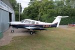 G-BOJI @ EGHP - G-BOJI 1979 Piper PA-28RT-201 Cherokee Arrow lV at Popham - by PhilR