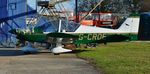 G-CROE @ EGHH - At paintshop after repaint - by John Coates