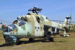 98 32 - Mil Mi-24D HIND-D (minus main rotorblades) at the Flugplatzmuseum Cottbus (Cottbus airfield museum) - by Ingo Warnecke