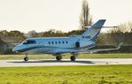 M-ARIE @ EGHH - About to depart off 08 - by John Coates