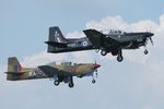 ZF204 @ EGTD - Short Tucano T1s ZF204 & ZF239 at Dunsfold - by PhilR