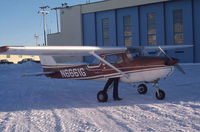N6661G @ KDYT - Preparing for departure, winter 1982 - by Rogers