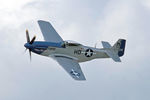 G-BIXL @ EGTD - 44-72216 1944 NA P-51D Mustang 'Miss Helen' USAF at Wings & Wheels, Dunsfold - by PhilR