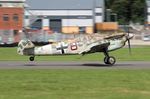 G-AWHK @ EGTD - 1949 Hispano HA-1112 M1L at Wings & Wheels Dunsfold - by PhilR