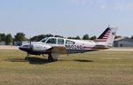 N6024Q @ KOSH - Beech B55 - by Mark Pasqualino