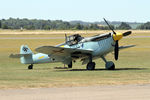 G-AWHM @ EGSU - 7 1958 HA-1112 M4L Buchon Duxford - by PhilR