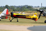 G-CIIK @ EGSU - Yak 55 Duxford - by PhilR