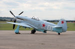 G-CGXG @ EGSU - G-CGXG 1994 Yakovlev Yak 3UA BoB Air Show Duxford - by PhilR