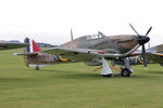 G-ROBT @ EGSU - P2902 (G-ROBT) 1940 Hawker Hurricane l BoB Air Show Duxford - by PhilR