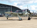 G-FWAB @ EGSU - G-FWAB 2005 Flugwerk FW-190 replica at Flying Legends Duxford - by PhilR