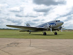 PH-PBA @ EGSU - 1943 Douglas DC-3C PH-PBA Air France colours at Flying Legends - by PhilR