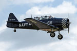 G-BUKY @ EGSU - 52-8543 1953 CCF T-6H Harvard 4M at Flying Legends Duxford - by PhilR