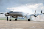 HB-RSC @ EGSU - HB-RSC 1955 L1049F (C-121C) Super Constellation at Flying Legends Duxford - by PhilR