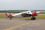 N21FS @ EGSU - N21FS 1952 Bech Expeditor 3NM Duxford - by PhilR