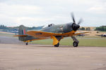 G-CBEL @ EGSU - SR661 (G-CBEL) 1953 Hawker Sea Fury FB11 RN  Duxford - by PhilR